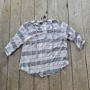 Torrid Plaid Blouse